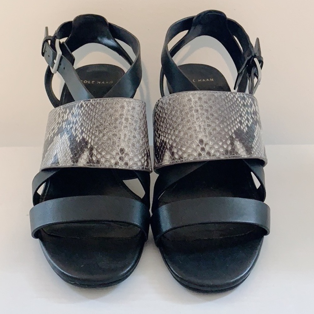 NEW Cole Haan Snakeskin Wedges